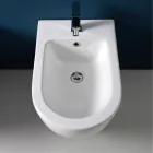 Bideu ceramic ciclonic cu o singură gaură Aralia, cu design modern Viadurini