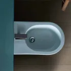 Ceramice bideu Sun 57x37cm design modern, realizat în Italia Viadurini