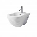 Design bidet suspendat în ceramică Made in Italy Trabia