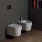 Hung bideu Shine moderne Piața 50x35cm ceramice, realizate în Italia Viadurini