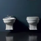 Hung bideu Stil Modern 54x36 cm în ceramică albă, realizate în Italia Viadurini