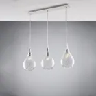 Șină din fier forjat fabricată în Italia cu sticlă Pyrex pentru decorațiuni interioare - Amazonia Viadurini