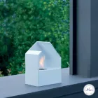 Biocamino Blat bioetanol din ceramică și oțel Curtis Viadurini