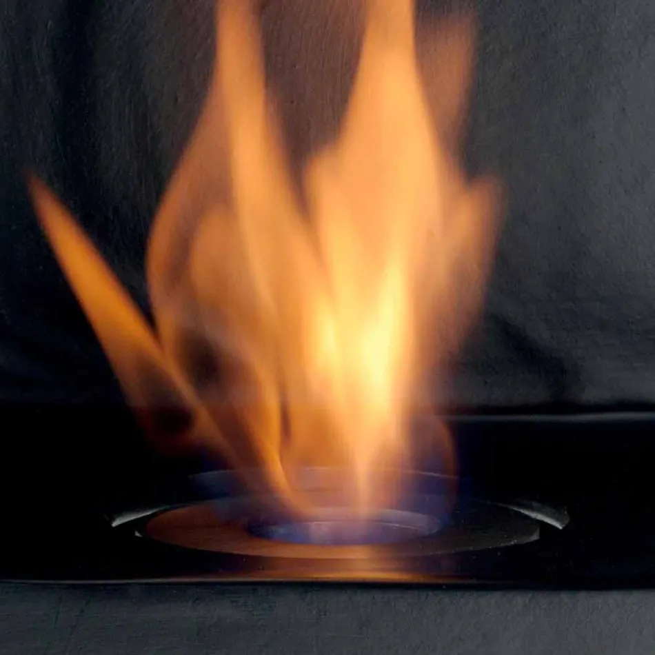 Biocamino Blat bioetanol din ceramică și oțel Curtis Viadurini