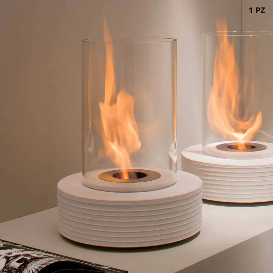 Biocamino sprijin marmura rotund Gordon, made in Italy Viadurini