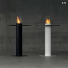 Biocamino bioetanol în aer liber cu top de sticla Dean-Table Viadurini