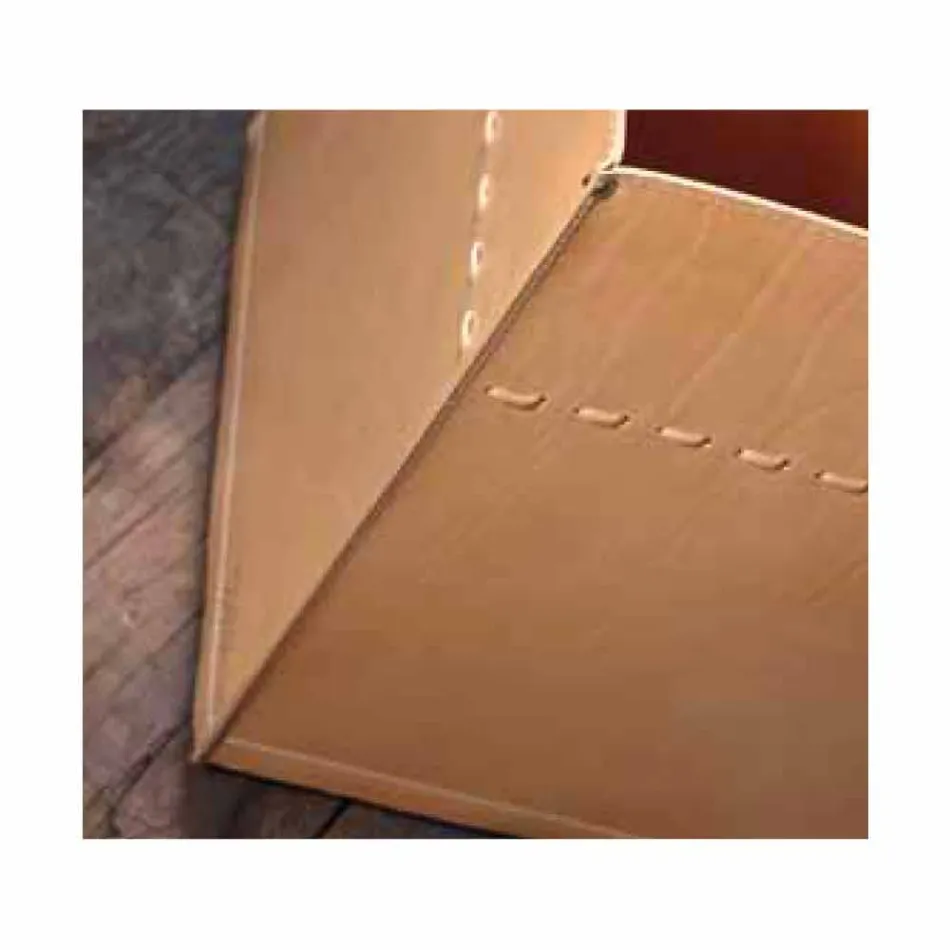 Geantă de lemne de foc din piele neutră 100% Made in Italy Viadurini