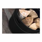 Suport de bușteni din piele platată 100% Made in Italy Viadurini