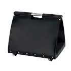 Geanta de lemn de foc din piele ecologica cu roti Made in Italy - Melc Viadurini