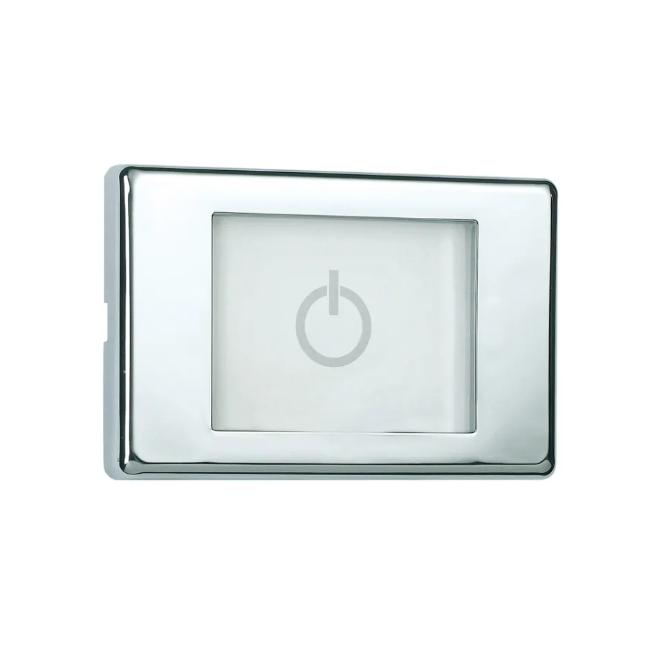 Cap de duș Bossini Dream modern cu finisaj cromat cu lumini LED și patru funcții Viadurini