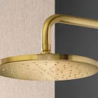 Brat de dus cu cap de dus rotund anticalcar din otel AISI 316L - Artigli Viadurini