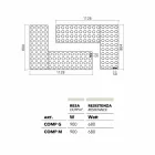 Brick radiator lego hidraulic de design realizate în Italia de către H Scirocco Viadurini