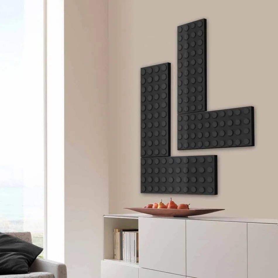 Brick radiator lego electrice realizate în Italia de H Scirocco Viadurini