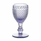 Cupe lichior în sticlă colorată și decorare romb 12 bucăți - Brillo Viadurini