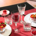 Design de pahare de vin și cocktail de lux în cristal ecologic 12 bucăți - Senzatempo Viadurini