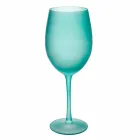 Pahare de vin colorate în sticlă mată cu efect de gheață, 12 bucăți - toamnă Viadurini