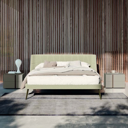 Dormitor cu 4 elemente Stil modern Fabricat în Italia De înaltă calitate - Minorco Viadurini
