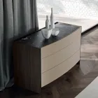 Dormitor în stil modern cu 4 elemente Made in Italy - Calimero Viadurini