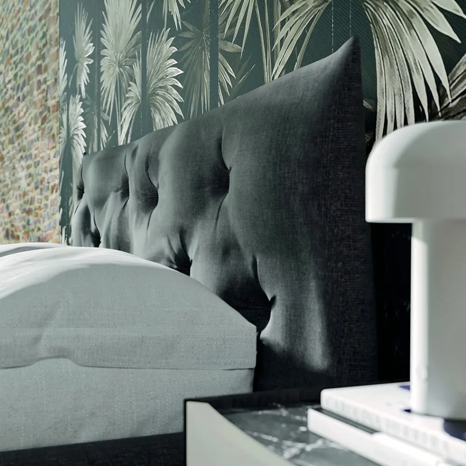 Dormitor în stil modern cu 4 elemente Made in Italy - Calimero Viadurini