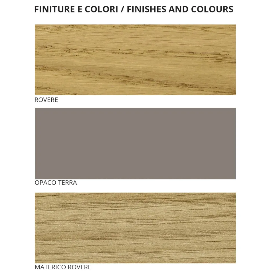 Dormitor modern cu 5 elemente, fabricat în Italia, de înaltă calitate - Prețios Viadurini