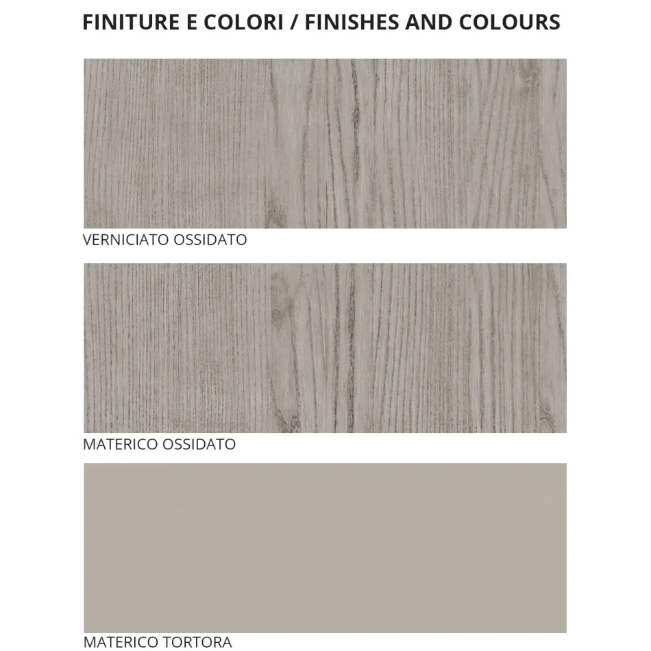 Dormitor complet cu 4 elemente Made in Italy de înaltă calitate - Odema Viadurini