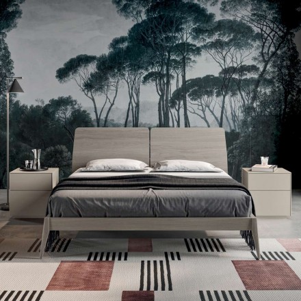 Dormitor complet cu 4 elemente Made in Italy de înaltă calitate - Odema Viadurini