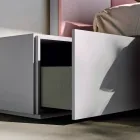 Dormitor complet cu 5 elemente Made in Italy De înaltă calitate - Cuarț Viadurini