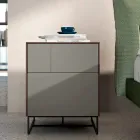 Dormitor complet cu 5 elemente moderne Made in Italy - Shaila Viadurini
