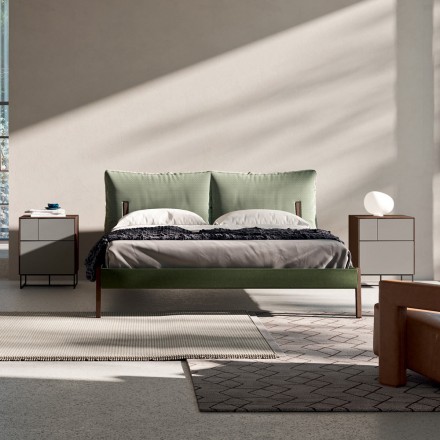 Dormitor complet cu 5 elemente moderne Made in Italy - Shaila Viadurini