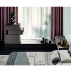 Dormitor de lux complet cu 6 elemente Made in Italy - Adige Viadurini