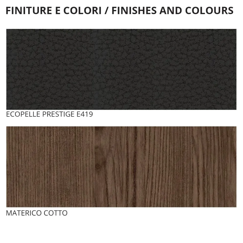 Dormitor dublu cu 4 elemente Made in Italy Luxury - Gamma Viadurini