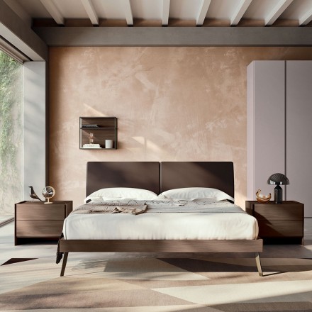Dormitor dublu cu 4 elemente Made in Italy Luxury - Gamma Viadurini