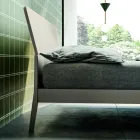 Dormitor modern cu 5 elemente în stil modern Made in Italy - Melodia Viadurini