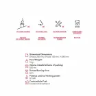 ceramică șemineu și masă de sticlă bioetanol Jim, realizat în Italia Viadurini