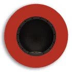 Șemineu rotund de perete cu bioetanol din oțel vopsit - Trenton Viadurini