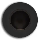 Șemineu rotund de perete cu bioetanol din oțel vopsit - Trenton Viadurini