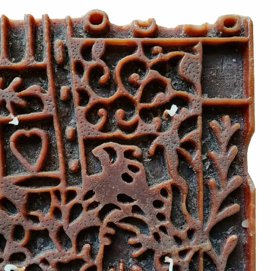 Lumanare artizanala cu 4 fitiluri in ceara parfumata Made in Italy - Tacna Viadurini