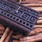 Lumanare artizanala cu parfum de scortisoara dreptunghiulara fabricata in Italia - Alissa Viadurini