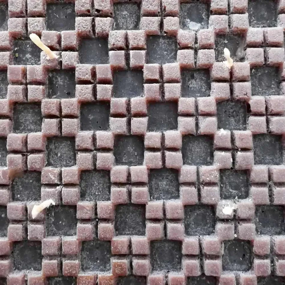 Lumanare de ceara parfumata cu scortisoara cu 4 fitiluri Made in Italy - Yuma Viadurini