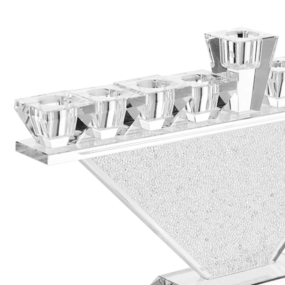 Candelabre cu design italian de lux 9 Flame Crystal - Wanni Viadurini