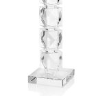 Sfeșnic de cristal cu design geometric de lux Made in Italy - Engarda Viadurini