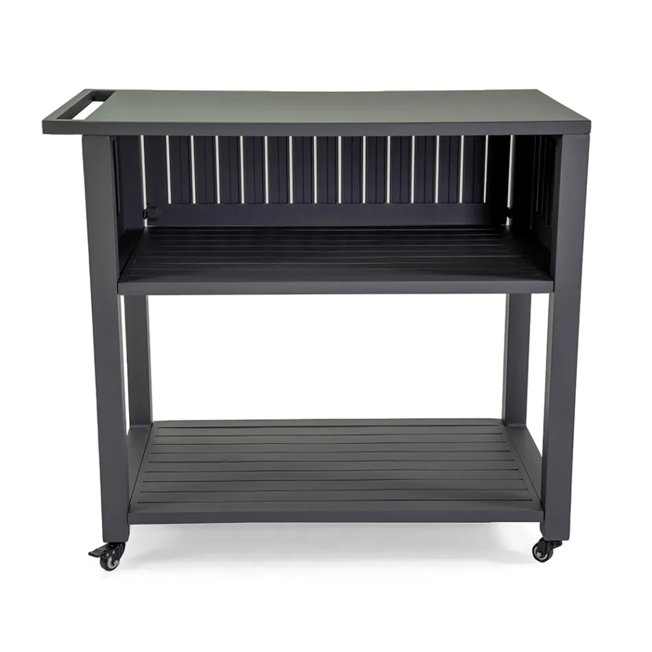 Cărucior de exterior din aluminiu vopsit cu diferite finisaje - Hotel Viadurini