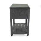 Cărucior de exterior din aluminiu vopsit cu diferite finisaje - Hotel Viadurini