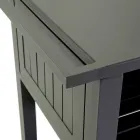 Cărucior de exterior din aluminiu vopsit cu diferite finisaje - Hotel Viadurini