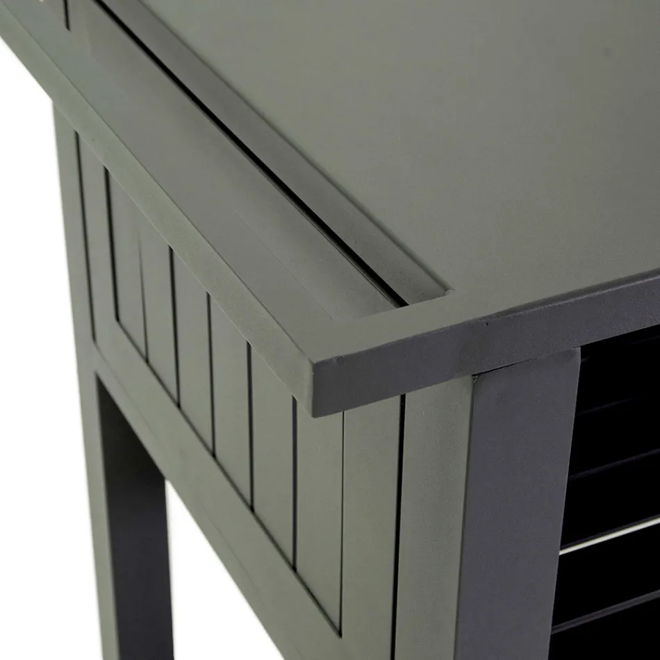 Cărucior de exterior din aluminiu vopsit cu diferite finisaje - Hotel Viadurini