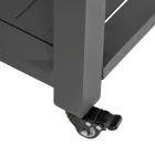 Cărucior de exterior din aluminiu vopsit cu diferite finisaje - Hotel Viadurini