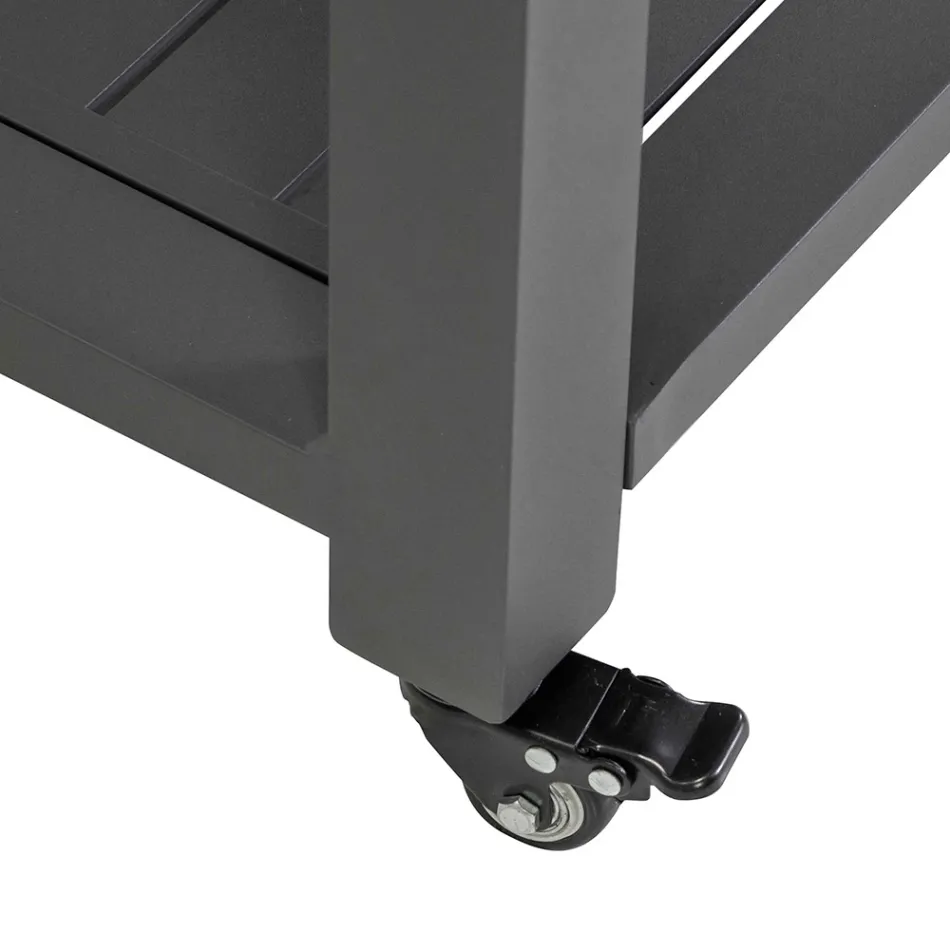 Cărucior de exterior din aluminiu vopsit cu diferite finisaje - Hotel Viadurini