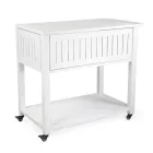 Cărucior de exterior din aluminiu vopsit cu diferite finisaje - Hotel Viadurini