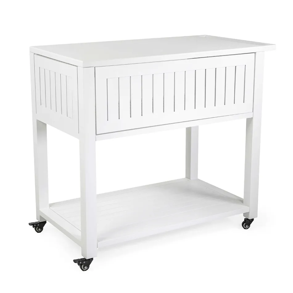 Cărucior de exterior din aluminiu vopsit cu diferite finisaje - Hotel Viadurini