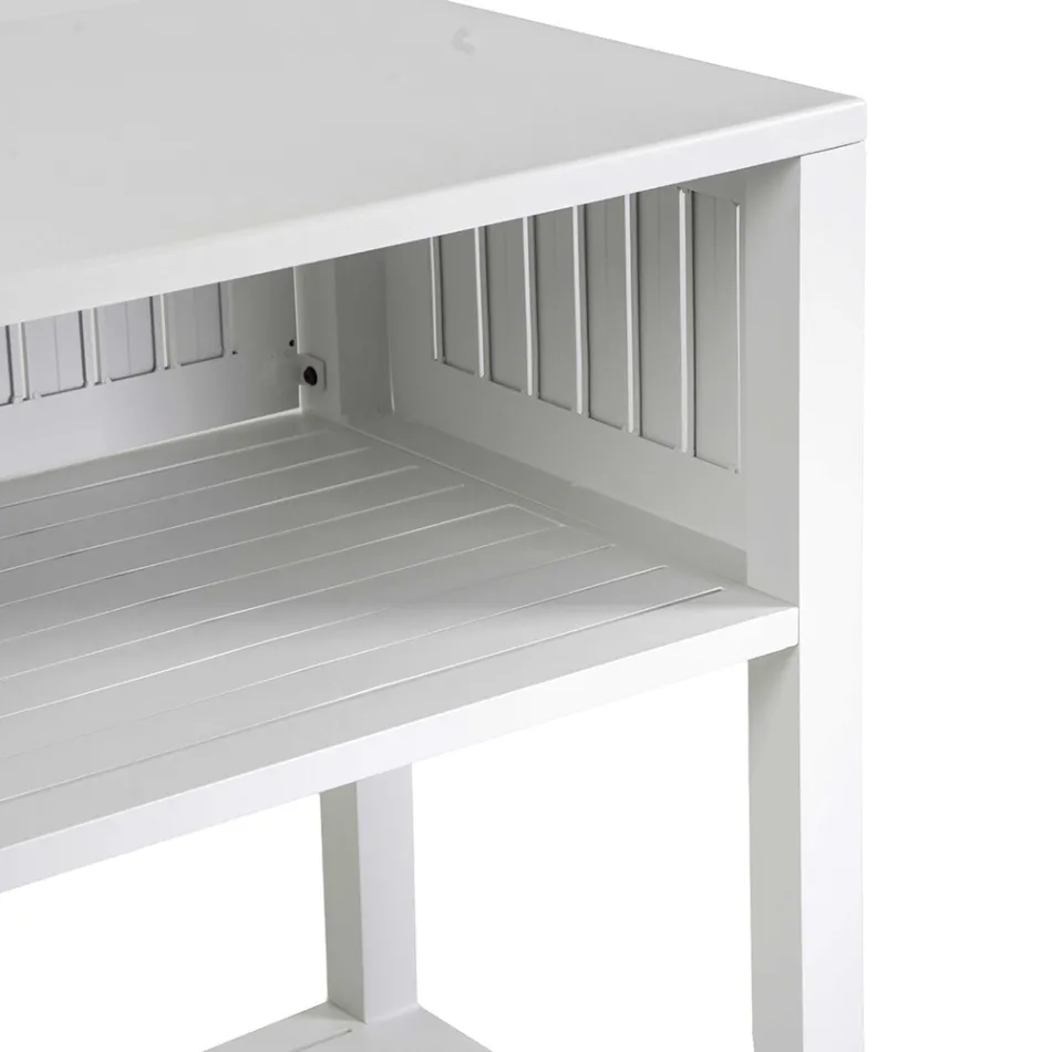 Cărucior de exterior din aluminiu vopsit cu diferite finisaje - Hotel Viadurini